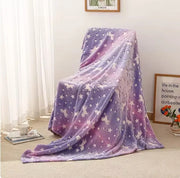 Luminous Unicorn Dinosaur Throw Blanket