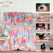 Luminous Unicorn Dinosaur Throw Blanket