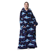 Shark Oversized Wearable Hoodie Blanket