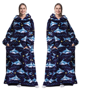 Shark Oversized Wearable Hoodie Blanket